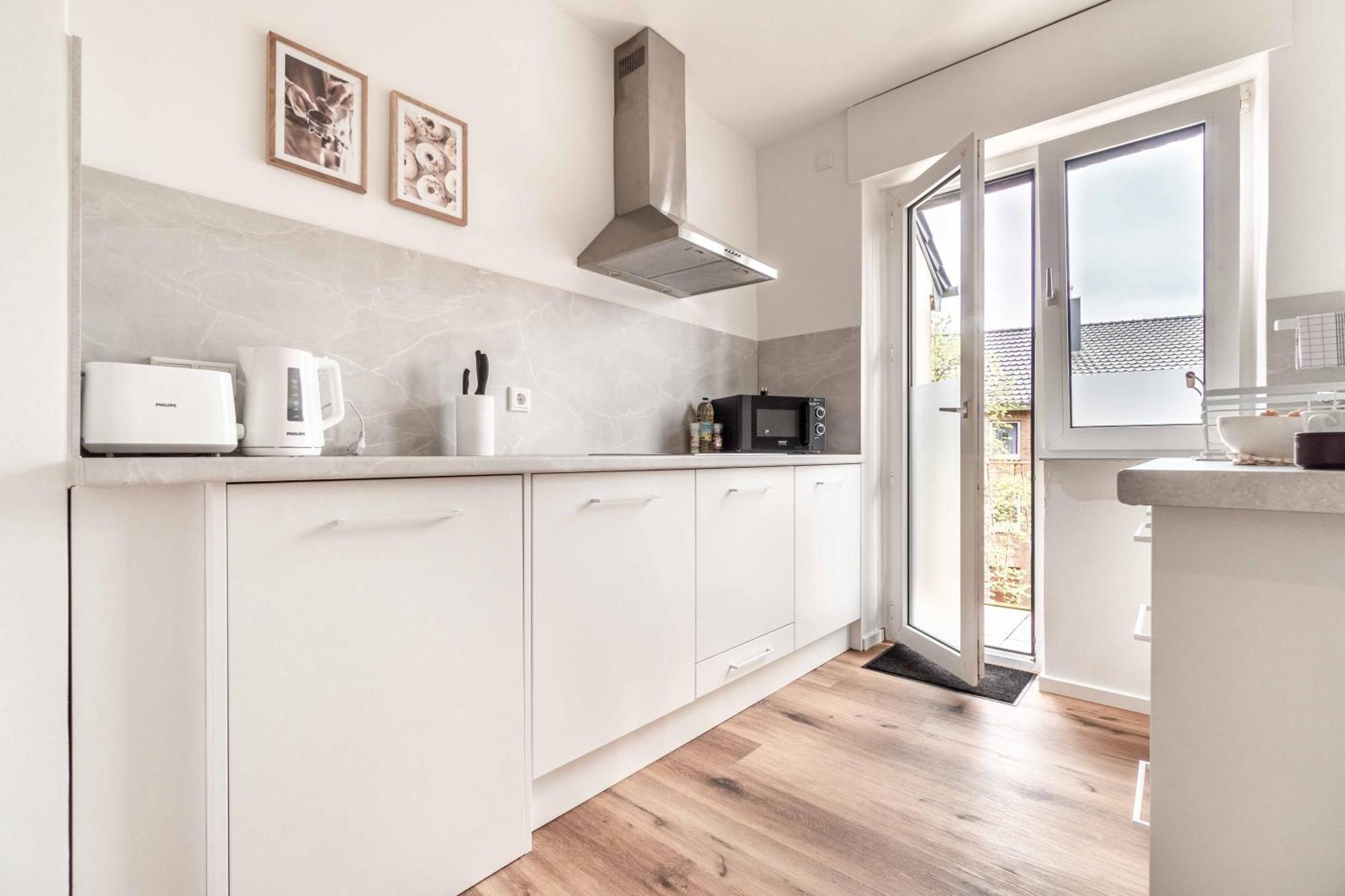 Modern & Minimal - Design-Apartment In Stadtmitte Везель Экстерьер фото