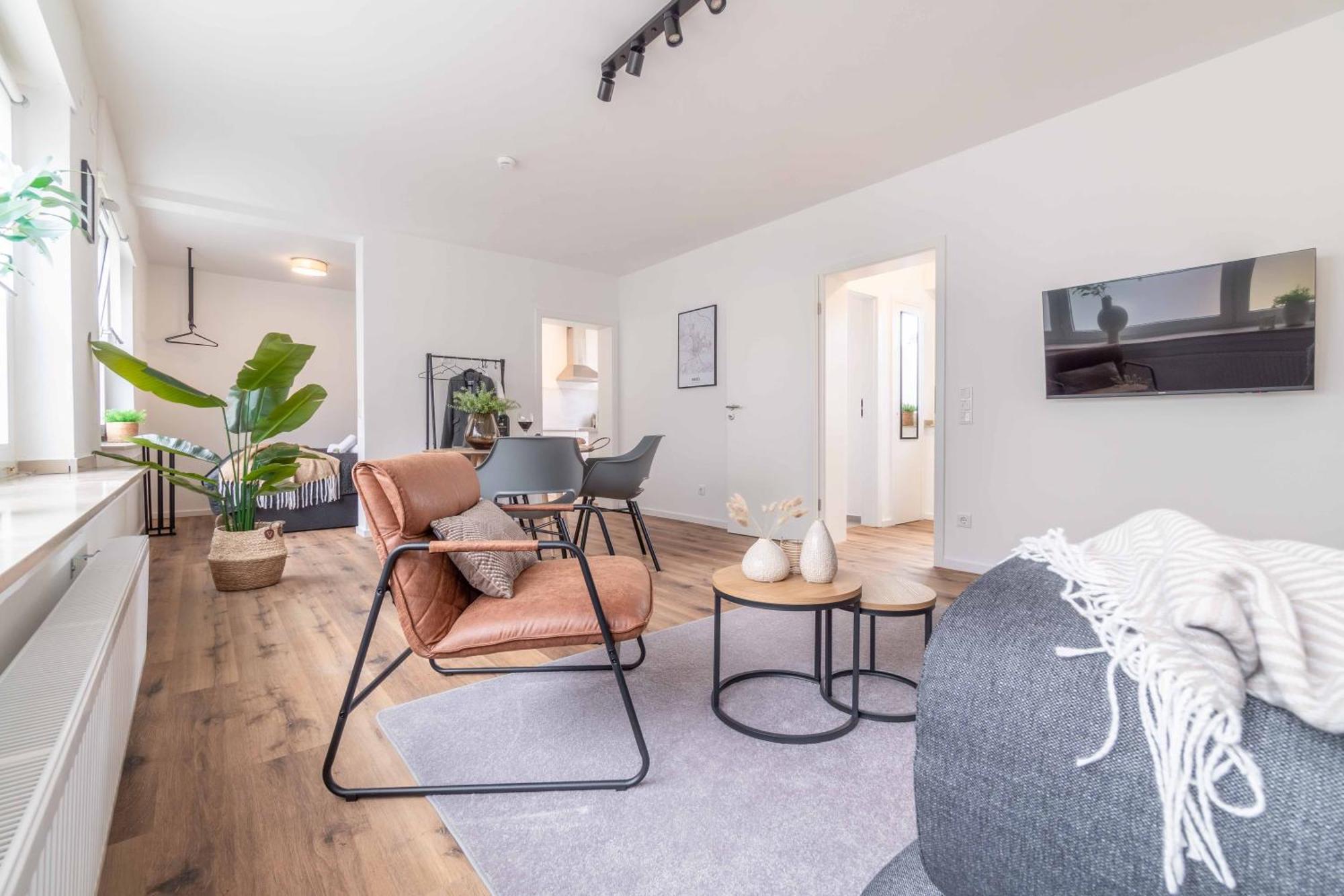 Modern & Minimal - Design-Apartment In Stadtmitte Везель Экстерьер фото